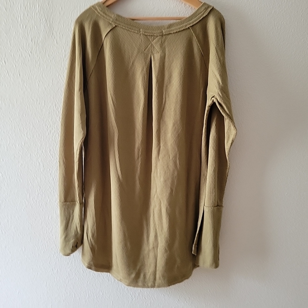 FREE PEOPLE SNOWY SUNSTONE THERMAL Sz Medium - Picture 6 of 13